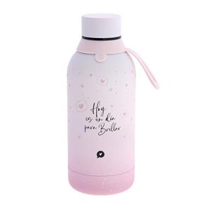 BOTELLA DE ACERO 500ML LOVELY STORY HOY ES UN DIA PARA BRILLAR ROSA | 8435458020980 | Librería Castillón - Comprar libros online Aragón, Barbastro