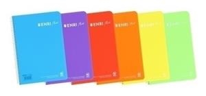 CUADERNO ENRI STATUS PLUS Fº 80H 90GR CDL 4MM TAPA PLASTICO | 8412771032746 | Librería Castillón - Comprar libros online Aragón, Barbastro