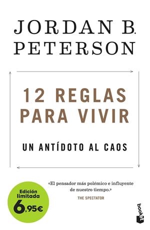 12 reglas para vivir | 9788408258841 | Peterson, Jordan B. | Librería Castillón - Comprar libros online Aragón, Barbastro