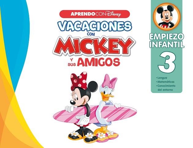 Vacaciones con Mickey y sus amigos. Empiezo infantil 3 | 9788418039553 | Disney | Librería Castillón - Comprar libros online Aragón, Barbastro