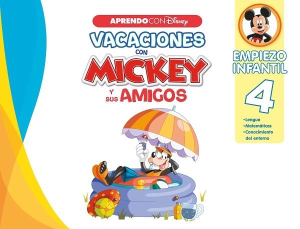 Vacaciones con Mickey y sus amigos. Empiezo infantil 4 | 9788418039539 | Disney | Librería Castillón - Comprar libros online Aragón, Barbastro