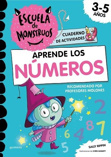 Aprender a leer en la Escuela de Monstruos - Aprender los NÚMEROS en la Escuela | 9788419085894 | Sally Rippin | Librería Castillón - Comprar libros online Aragón, Barbastro