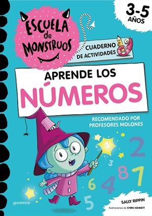 Aprender a leer en la Escuela de Monstruos - Aprender los NÚMEROS en la Escuela | 9788419085894 | Sally Rippin | Librería Castillón - Comprar libros online Aragón, Barbastro