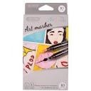 CAJA 10 ROTULADORES DOBLE PUNTA PINCEL PASTEL ART MARKER | 5907464217461 | Librería Castillón - Comprar libros online Aragón, Barbastro
