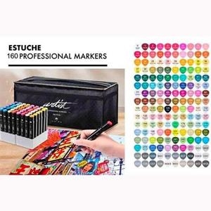 ROTULADORES DOBLE PUNTA ROYMART LUXURY CANVAS GAMA ARTIST 160 COLORES | 8341234182552 | Librería Castillón - Comprar libros online Aragón, Barbastro