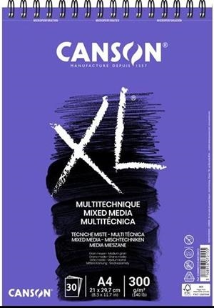 BLOC DIBUJO TECNICA MIXTA A4 ESPIRAL 30H GRANO MEDIO CANSON | 3148958072155 | Librería Castillón - Comprar libros online Aragón, Barbastro