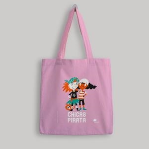 Bolsa de tela 'Chicas Pirata' - color rosa | 9788418599002 | Gómez / Isern, Susanna | Librería Castillón - Comprar libros online Aragón, Barbastro