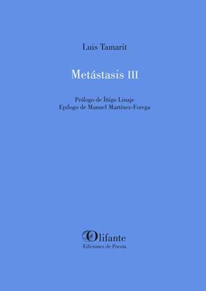 Metástasis III | 9788412556612 | Tamarit, Luis | Librería Castillón - Comprar libros online Aragón, Barbastro