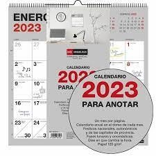 CALENDARIO PARED MIQUELRIUS P/ESCRIBIR 2023 BASIC MR28125 | 8422593281253 | Librería Castillón - Comprar libros online Aragón, Barbastro