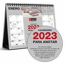 CALENDARIO SOBREMESA MIQUELRIUS P/ESCRIBIR A5 2023 BASIC MR28128 | 8422593281284 | Librería Castillón - Comprar libros online Aragón, Barbastro