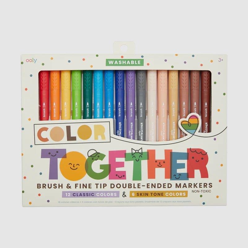 SET 18 ROTULADORES DOBLE PUNTA TOGETHER | 810078038481 | Librería Castillón - Comprar libros online Aragón, Barbastro