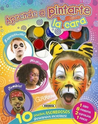 Aprende a pintarte la cara | 9788467789867 | Ediciones, Susaeta | Librería Castillón - Comprar libros online Aragón, Barbastro