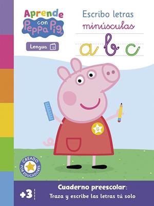 Aprende con Peppa Pig - Escribo letras minúsculas | 9788448863623 | Hasbro  eOne | Librería Castillón - Comprar libros online Aragón, Barbastro