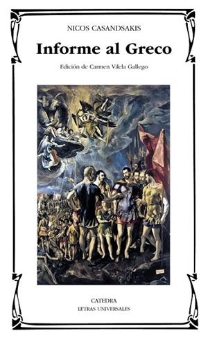 Informe al Greco | 9788437632650 | Casandsakis, Nicos | Librería Castillón - Comprar libros online Aragón, Barbastro