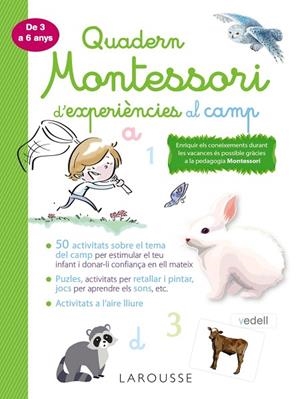 Quadern Montessori d'experiències al camp | 9788418100369 | Larousse Editorial | Librería Castillón - Comprar libros online Aragón, Barbastro