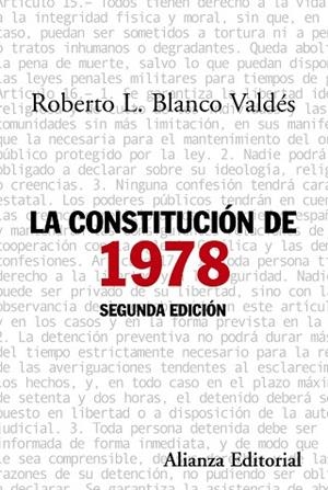 La Constitución de 1978 | 9788420664583 | Blanco Valdés Valdés, Roberto L. | Librería Castillón - Comprar libros online Aragón, Barbastro