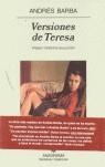 VERSIONES DE TERESA (PREMIO TORRENTE BALLESTER) | 9788433971302 | BARBA, ANDRES | Librería Castillón - Comprar libros online Aragón, Barbastro