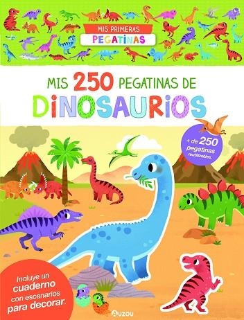 Mis 250 pegatinas. Dinosaurios | 9791039526555 | Librería Castillón - Comprar libros online Aragón, Barbastro