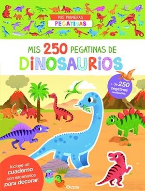 Mis 250 pegatinas. Dinosaurios | 9791039526555 | Librería Castillón - Comprar libros online Aragón, Barbastro