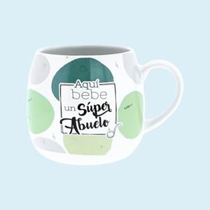 TAZA OVALADA LOVELY STORY AQUI BEBE UN SUPER ABUELO | 8435458035786 | Librería Castillón - Comprar libros online Aragón, Barbastro