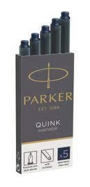 TINTA PLUMA ESTILOGRAFICA PARKER CAJA 5 CARTUCHOS AZUL NEGRO | 3501179503851 | Librería Castillón - Comprar libros online Aragón, Barbastro