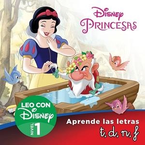Blancanieves. Aprende las letras t, d, n, f (Leo con Disney - Nivel 1) | 9788418039782 | Disney | Librería Castillón - Comprar libros online Aragón, Barbastro