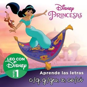 Jasmín. Aprende las letras c/q, g/gu, ce, ci,z (Leo con Disney - Nivel 1) | 9788418039805 | Disney | Librería Castillón - Comprar libros online Aragón, Barbastro