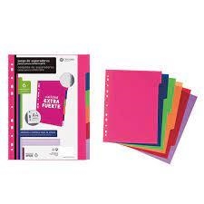 JUEGO SEPARADORES PP EXTRA FUERTE 6 POSICIONES | 8422951051238 | Librería Castillón - Comprar libros online Aragón, Barbastro