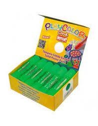 INSTANT EDUCA PLAYCOLOR BASIC ONE 12u. COLOR VERDE CLARO (CERAS EN BARRA) | 8414213108910 | Librería Castillón - Comprar libros online Aragón, Barbastro