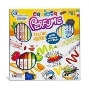 CARIOCA 30 ROTULADORES PERFUMADOS + ADHESIVOS  | 8003511430825 | Librería Castillón - Comprar libros online Aragón, Barbastro