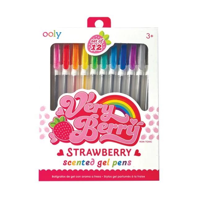 VERY BERRY 12 BOLIGRAFOS DE GEL CON AROMAS DE FRUTAS | 810078031147 | Librería Castillón - Comprar libros online Aragón, Barbastro