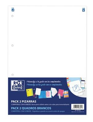 PACK 2 PIZARRAS OXFORD COMPLEMENTOS PARA CARPETA DE 4 ANILLAS | 8427291038413 | Librería Castillón - Comprar libros online Aragón, Barbastro
