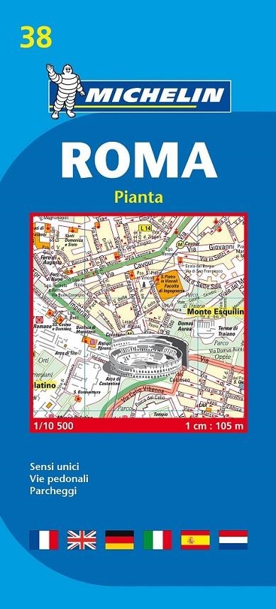 ROMA - PLANO MICHELIN 38 | 9782067117105 | Librería Castillón - Comprar libros online Aragón, Barbastro