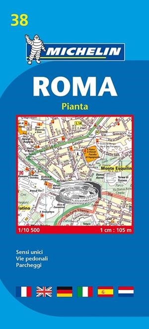 ROMA - PLANO MICHELIN 38 | 9782067117105 | Librería Castillón - Comprar libros online Aragón, Barbastro