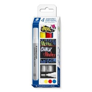 MARCADOR DE TIZA LUMOCOLOR CHALK MARKER 344 C4 4 COLORES | 4007817087640 | Librería Castillón - Comprar libros online Aragón, Barbastro