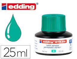 TINTA ROTULADOR EDDING FRASCO 25 ml VERDE MTK25 | 4004764780457 | Librería Castillón - Comprar libros online Aragón, Barbastro