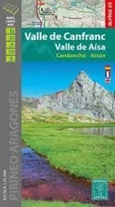 VALLE DE CANFRANC - VALLE DE AÍSA (MAPA 1:25.000 + CARPETA DESPLEGABLE) | 9788480908856 | VVAA | Librería Castillón - Comprar libros online Aragón, Barbastro