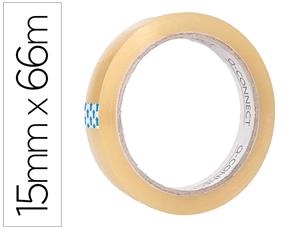 Cinta adhesiva q-connect 66 m x 15 mm. | 5706002017880 | Librería Castillón - Comprar libros online Aragón, Barbastro