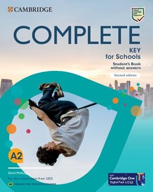Complete Key for Schools English for Spanish Speakers Second edition Student's B | 9788413224121 | McKeegan., David | Librería Castillón - Comprar libros online Aragón, Barbastro