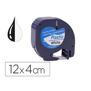 CINTA LETRATAG Q-CONNECT 12MM X 4M NEGRO BLANCO PERLA PLASTICO | 5705831188358 | Librería Castillón - Comprar libros online Aragón, Barbastro