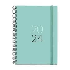 AGENDA  MIQUELRIUS 2024 PLUS SEMANA VISTA 12 MESES CALM AQUA | 8422593341421 | Librería Castillón - Comprar libros online Aragón, Barbastro