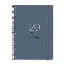 AGENDA  MIQUELRIUS 2024 PLUS SEMANA VISTA 12 MESES CALM GRAFITO | 8422593341438 | Librería Castillón - Comprar libros online Aragón, Barbastro