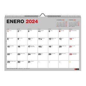 CALENDARIO PARED MIQUELRIUS 2024 A4 P/ESCRIBIR BASIC 24 | 8422593281758 | Librería Castillón - Comprar libros online Aragón, Barbastro