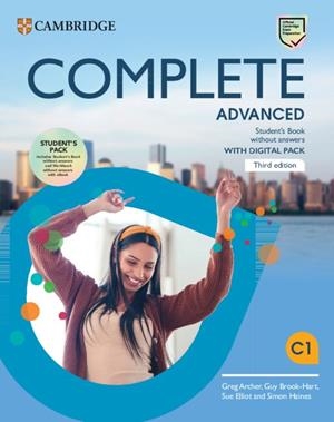 Complete Advanced Student's Pack C1 | 9781009162395 | Archer,Greg / Brook-Hart,Guy / Elliot,Sue / Haines,Simon | Librería Castillón - Comprar libros online Aragón, Barbastro