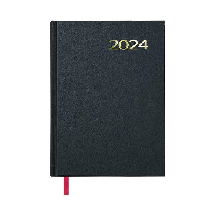 AGENDA DOHE 2024 SINTEX DIA PAGINA 14X20 CM NEGRO  | 8421938113990 | Librería Castillón - Comprar libros online Aragón, Barbastro