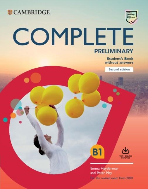 Complete Preliminary Second edition. Student's Book without answers with Online | 9781108525213 | May, Peter/Heyderman, Emma | Librería Castillón - Comprar libros online Aragón, Barbastro