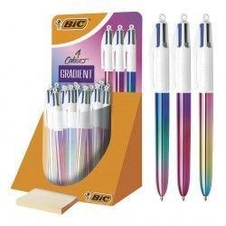 BIC 4 COLORES BOLIGRAFO COLORES GRADIENTE BRILLANTES | 3086123713888 | Librería Castillón - Comprar libros online Aragón, Barbastro