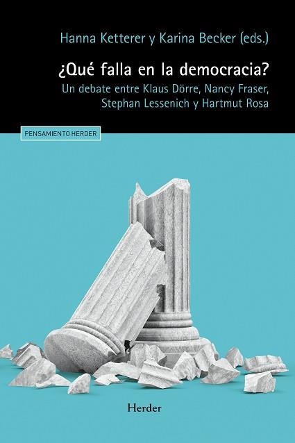¿Qué falla en la democracia? | 9788425449659 | Librería Castillón - Comprar libros online Aragón, Barbastro
