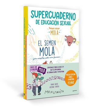 Pack Aprende con Menstruita (El semen mola + Supercuaderno de educación sexual) | 9788419975058 | Anna Salvia Cristina Torrón (Menstruita) | Librería Castillón - Comprar libros online Aragón, Barbastro