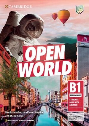 Open World Preliminary Student's Book with Answers with Digital Pack | 9788413223995 | Humphreys, Niamh ; Kingsley, Susan ; Dignen, Sheila | Librería Castillón - Comprar libros online Aragón, Barbastro